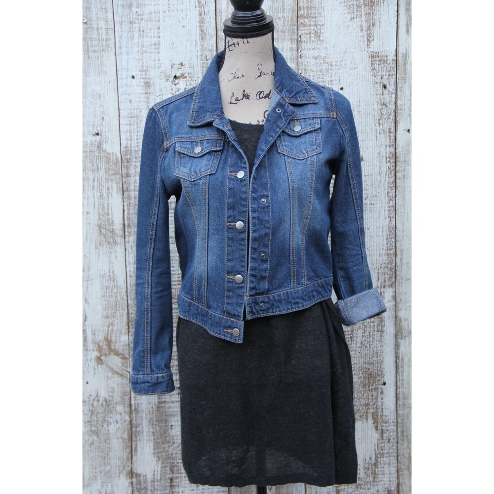 CATO Girls Big Kids Size 16 Blue Jean Jacket - EUC